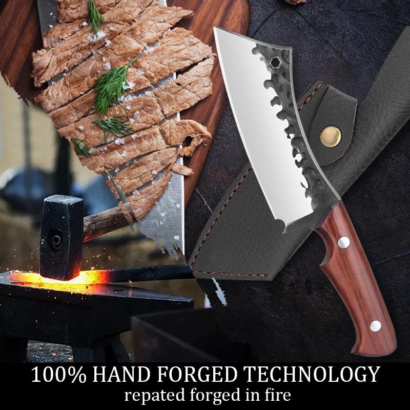 Couteau de cuisine tranchant en acier inoxydable, éplucheur de fruits, couteau de Chef, éplucheur de