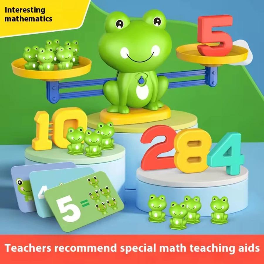 Jouets mathématiques d'intelligence mathématique, échelle de grenouille amusante, jouets d'éducation