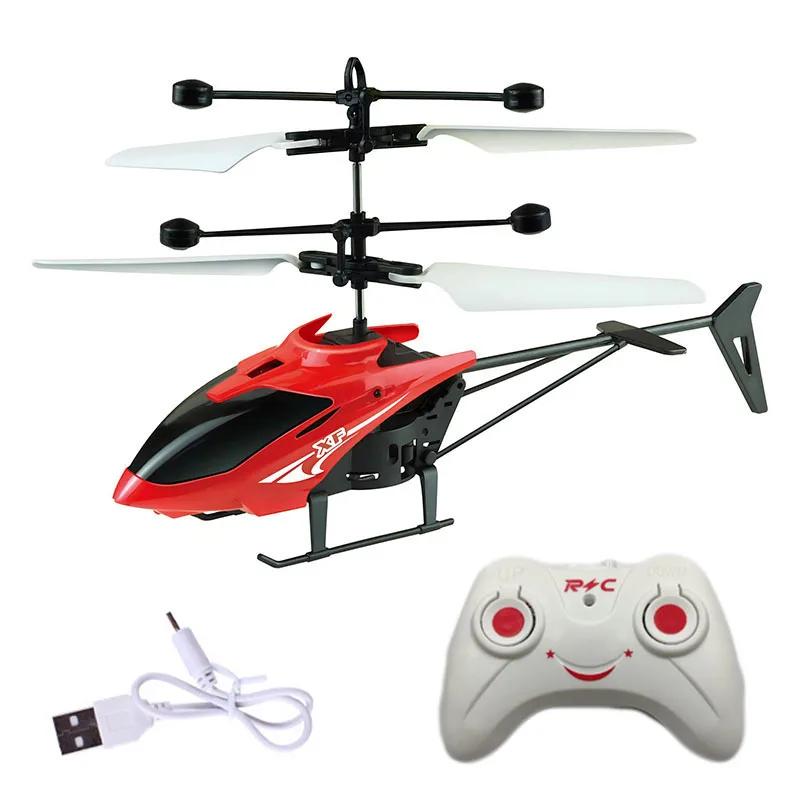 Mini drone RC rechargeable, télécommandé, sûr, résistant aux chutes, hélicoptères RC, jouets pour en
