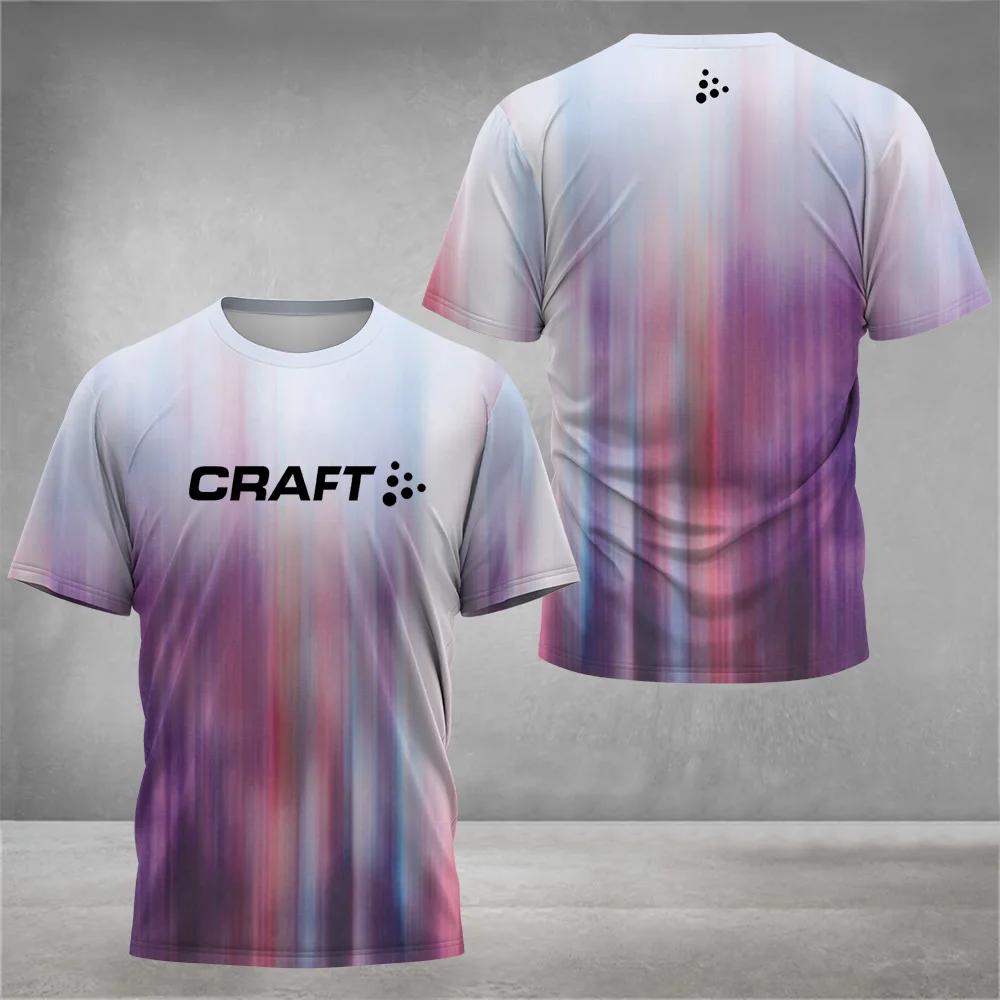 T-shirt à col rond imprimé à la mode pour hommes, haut à manches courtes, badminton et tennis, vêtem