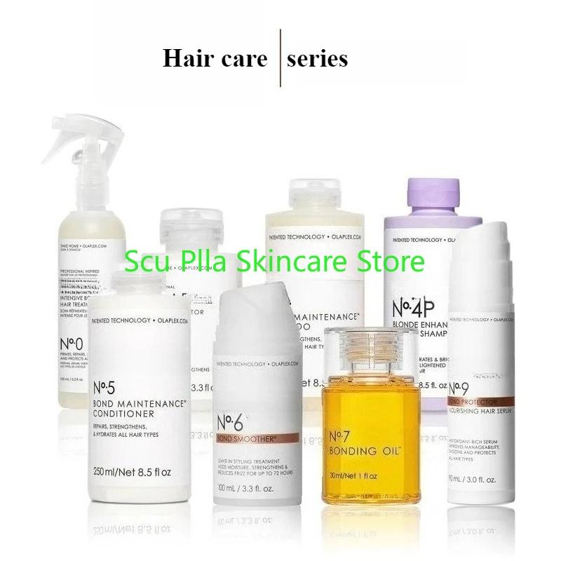 Série de soins capillaires NO.3 NO.4 NO.5 NO.6 NO.7, shampoing perforé pour cheveux à liaison intens