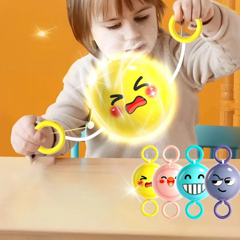 Boule volante à Flash rotatif, jouet à câble rotatif, lumière LED lumineuse, loisirs, soulagement du