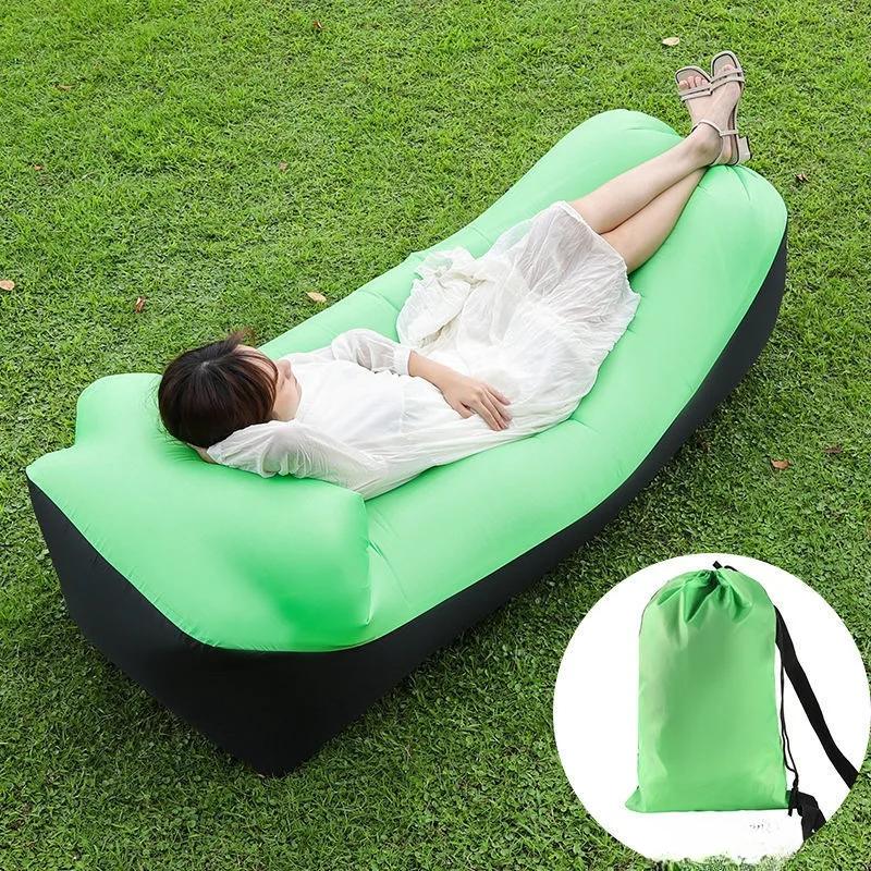 Canapé-lit gonflable rapide, produits d'extérieur, tendance 2024, sac de couchage de bonne qualité, 
