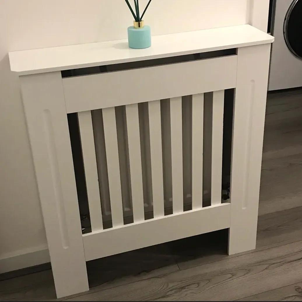Couvercle de radiateur Super haut de 100CM, étagère à gril solide, armoire en MDF, Style moderne Ver