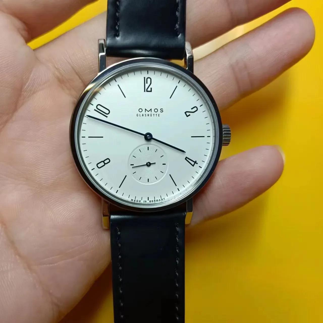 Montre mécanique automatique pour hommes de 38 mm adaptée au mouvement à remontage automatique Seagu