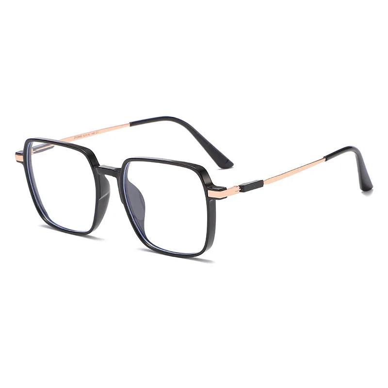 Plamis lunettes d'ordinateur photochromiques Anti-rayonnement en métal lunettes Anti lumière bleue u