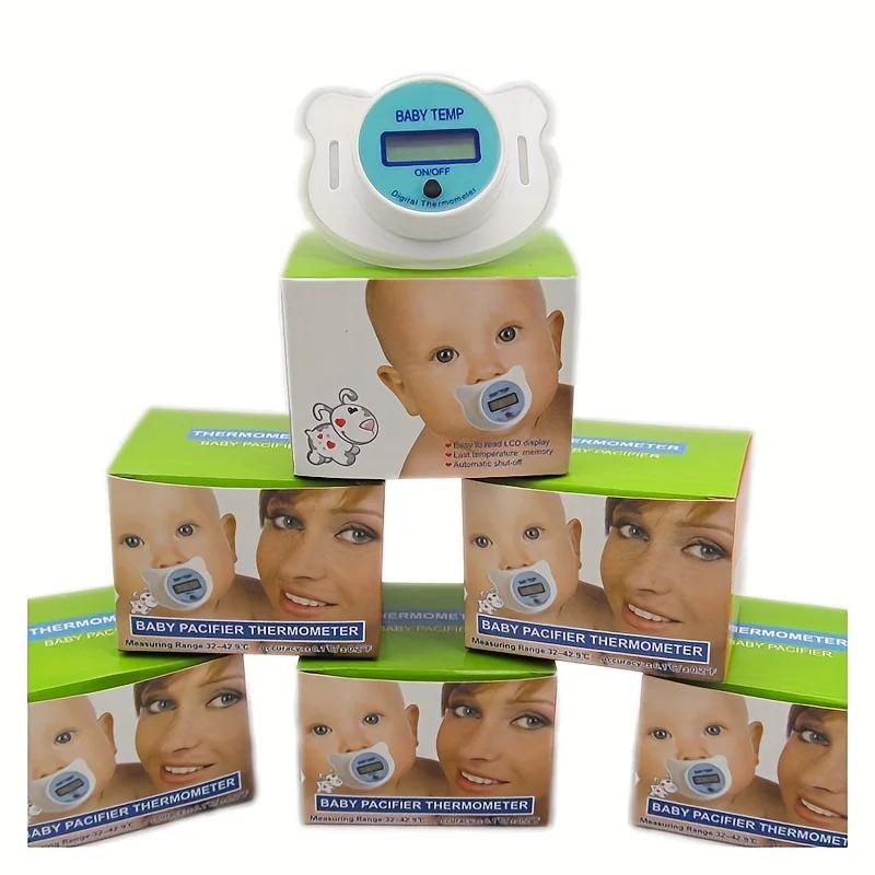 Thermomètre électronique pour sucette pour bébé, thermomètre intelligent numérique pour nourrissons,