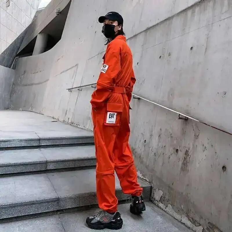 HKSH-Combinaison pantalon safari pour hommes, nouvelle marée, mode automne et été, poignées amovible