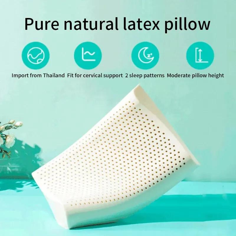 Oreiller en latex thaï oreiller en latex naturel mémoire adulte oreiller cervical oreiller dortoir o