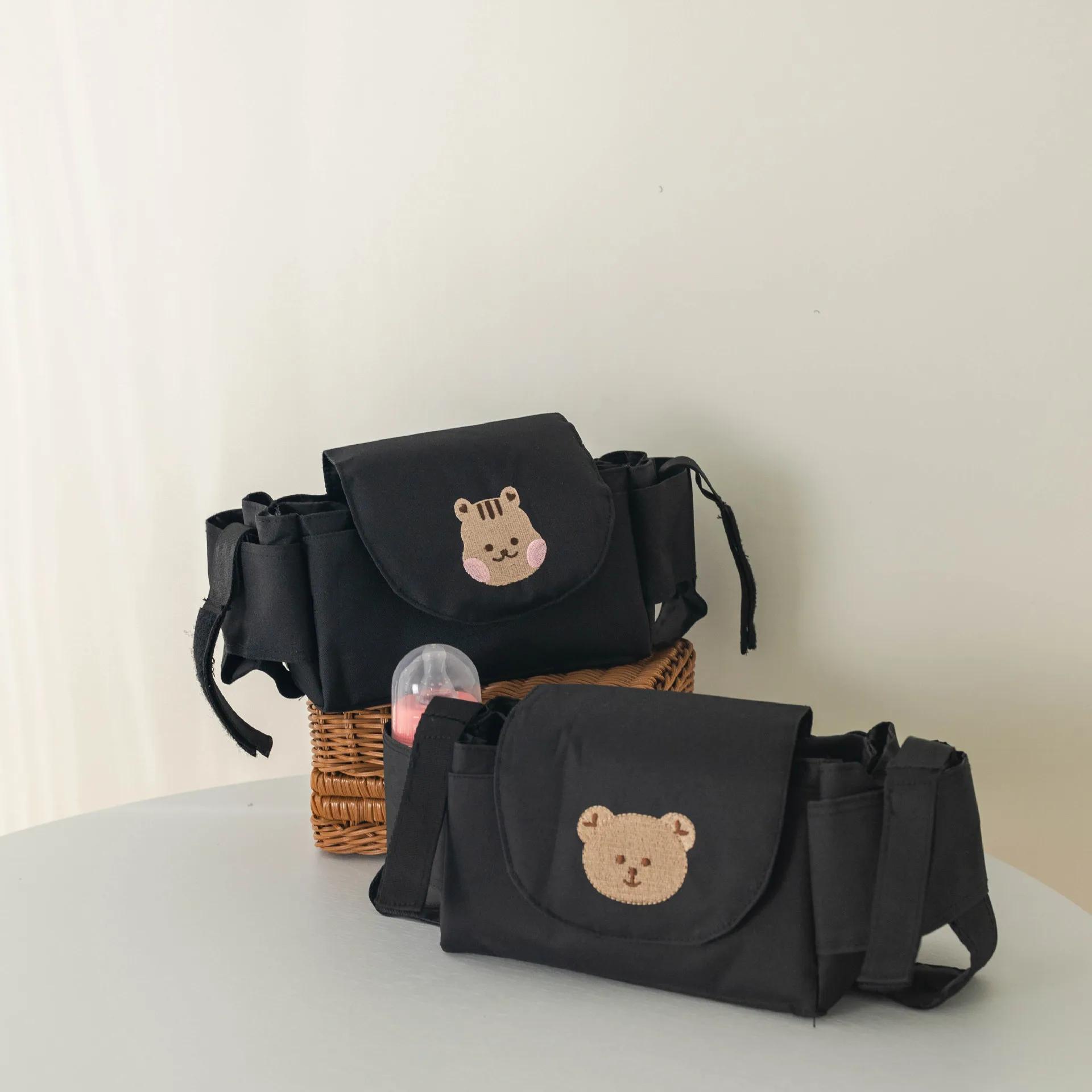 Sac de poussette pour bébé, organisateur de landau, accessoires pour bébé, porte-gobelet, chariot po