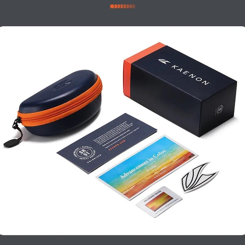 KAENON Lunettes de soleil de sport polarisées classiques pour hommes et femmes, idéales pour la cond