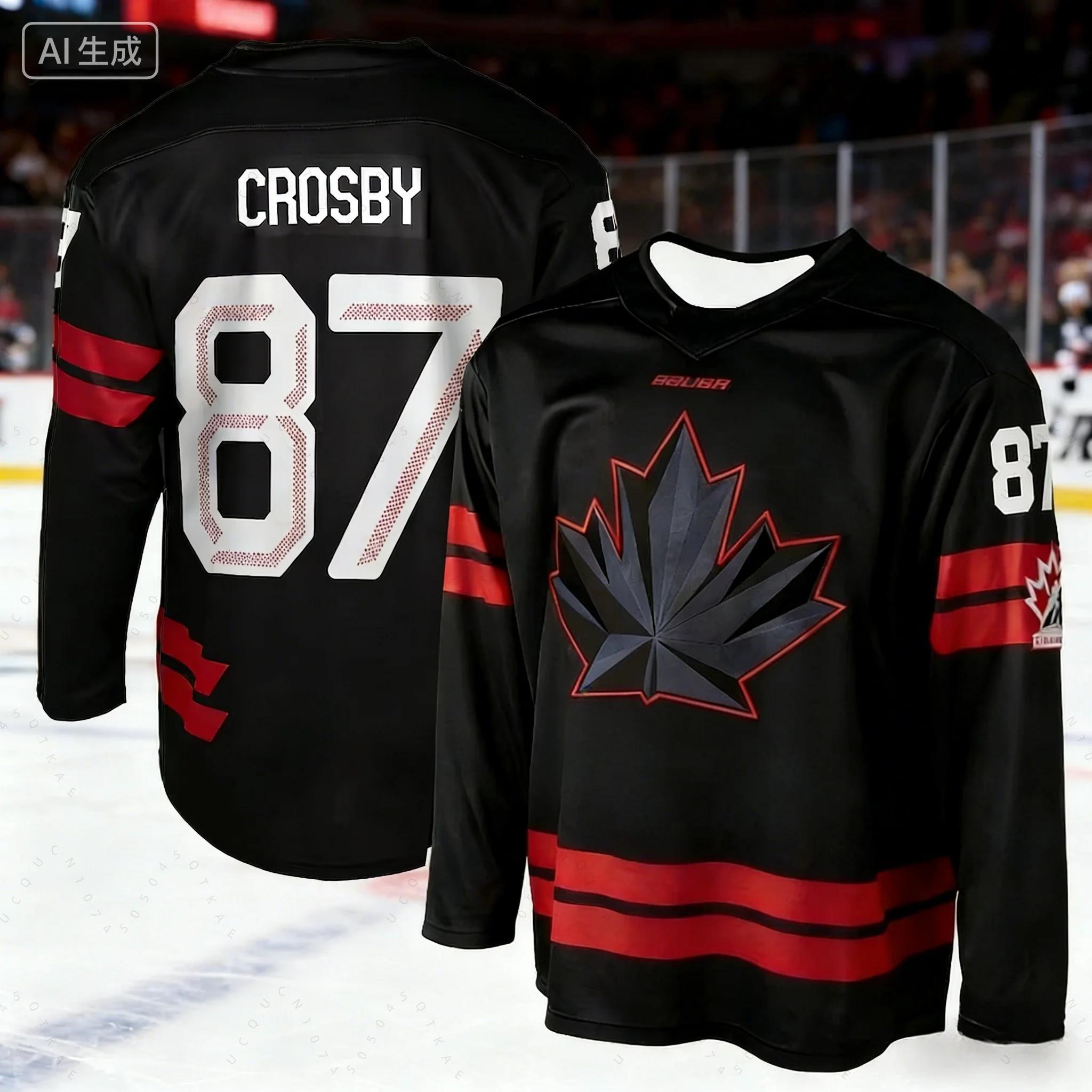 Nouveau modèle 2026 – Maillot de hockey sur glace du Canada – Édition spéciale fan McDavid – Kit de 