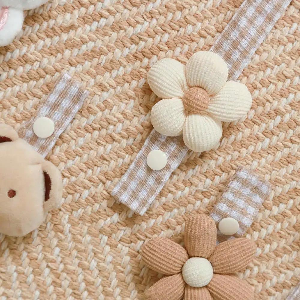 1 pièces mignon ours bébé attache-sucette chaîne porte-factice sucette Clips sangle porte-mamelon in