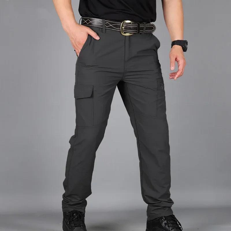 Pantalon cargo d'été pour hommes, taille asiatique, pantalon militaire tactique, jogging, trekking, 