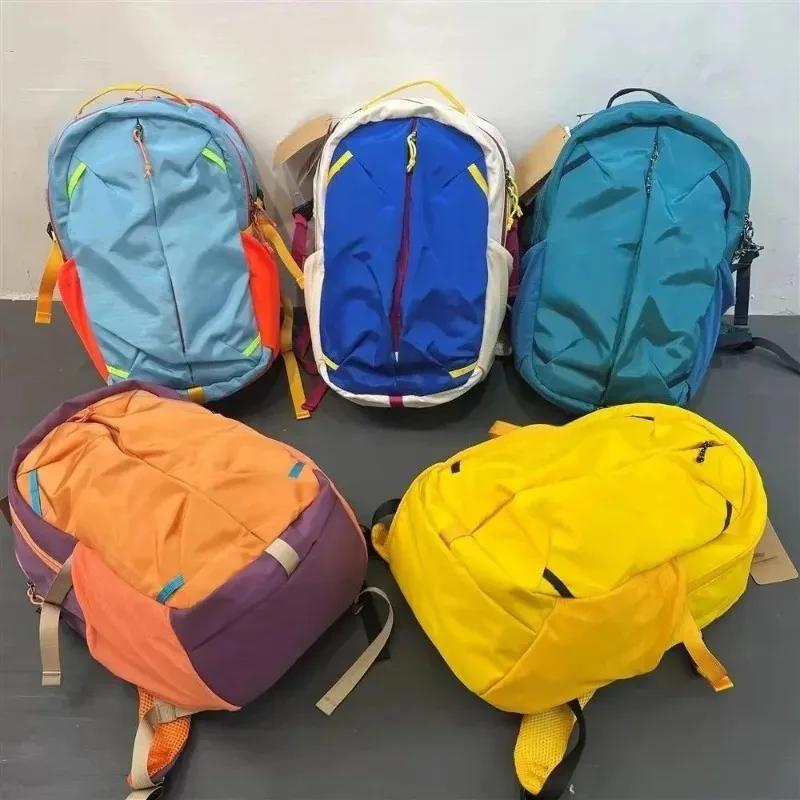 Nouveaux sacs à dos de sport pour hommes et femmes aux couleurs contrastées, sacs à dos de randonnée