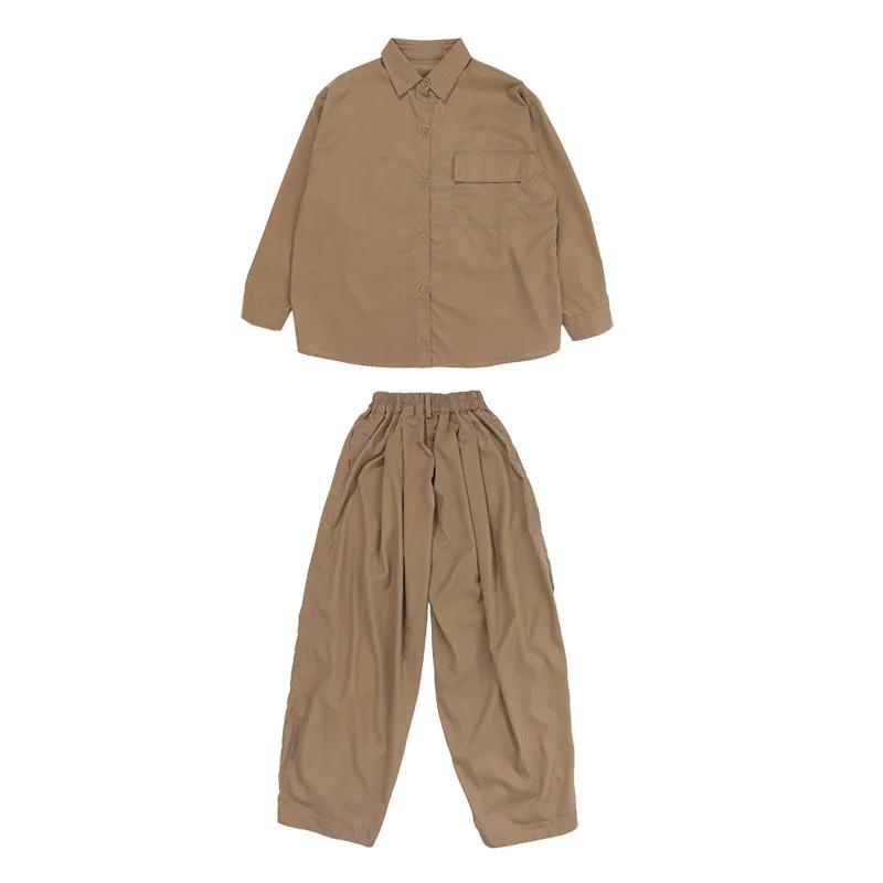 Ensembles de vêtements pour enfants, garçons et filles, streetwear, hip-hop, décontractés, manches l