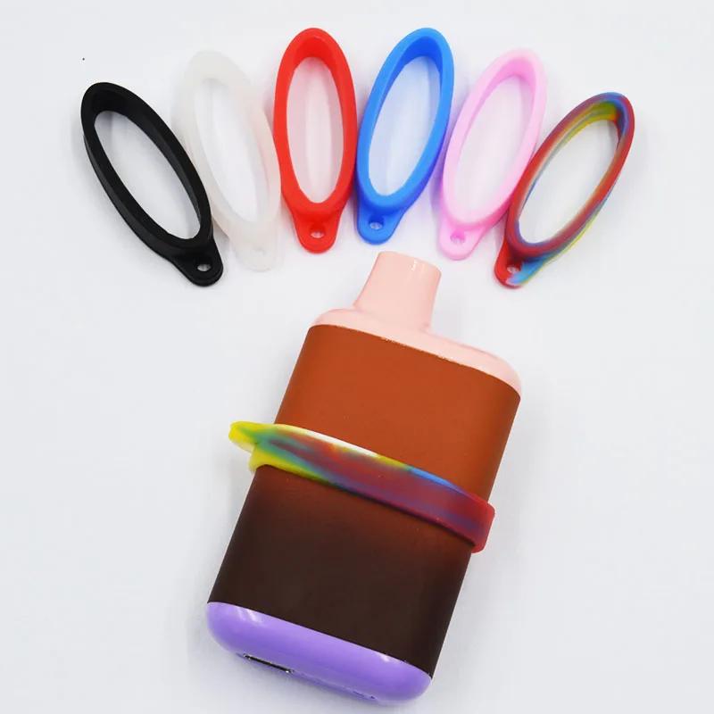 Anneau en silicone avec trou pour boîte mécanique, bande de lanière, UL, porte-clés conflicloop, déc