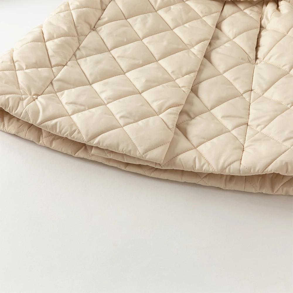 Dave Bella filles velours manteau hiver automne enfants épais chaud veste décontracté à capuche impe