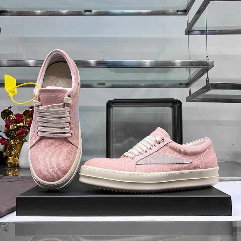 Chaussures basses décontractées pour hommes et femmes, baskets plates en denim respirant, semelle op