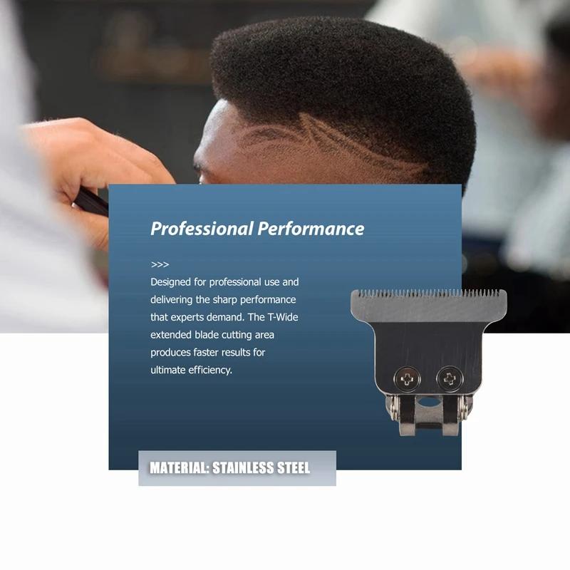 Lame de Tondeuse à Cheveux en Forme de T avec Support T9, Tête de Remplacement