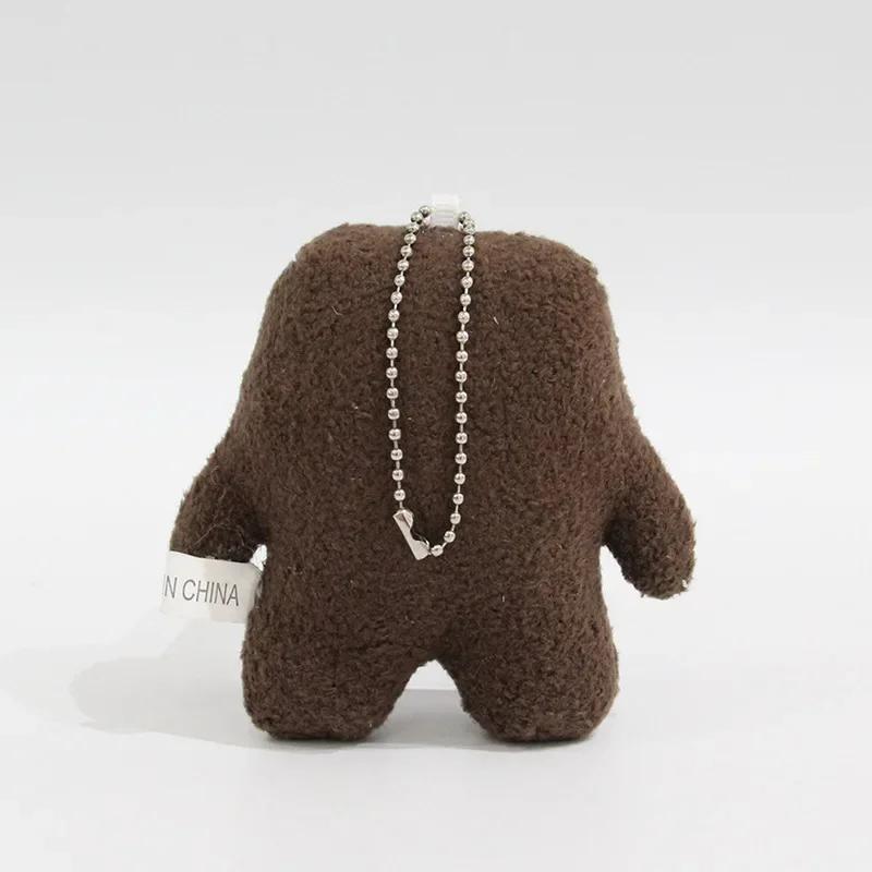 Kawaii mignon Domo Kun porte-clés en peluche Anime porte-clés charme pour sac clés cadeau Collection