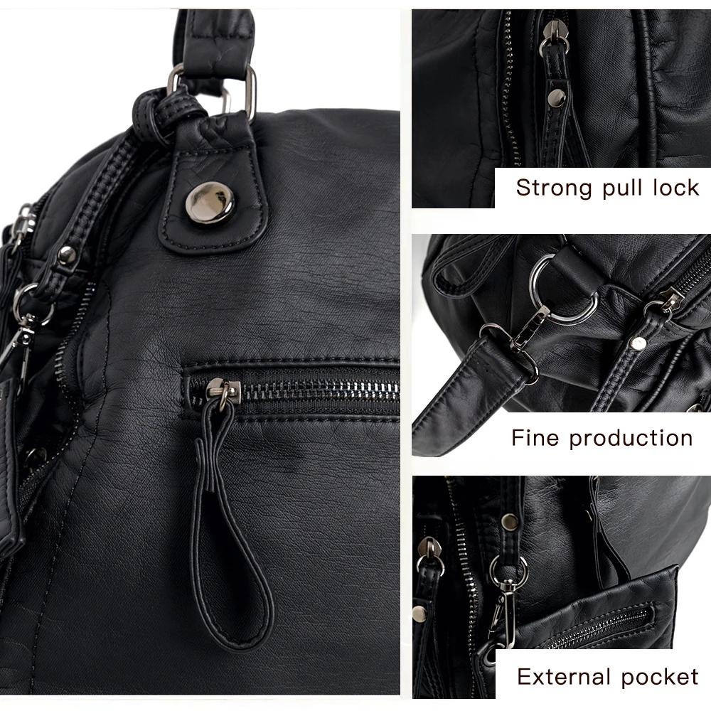 Annmouler – sac à main en cuir PU souple pour femmes, sac Design de marque, grande capacité, fourre-