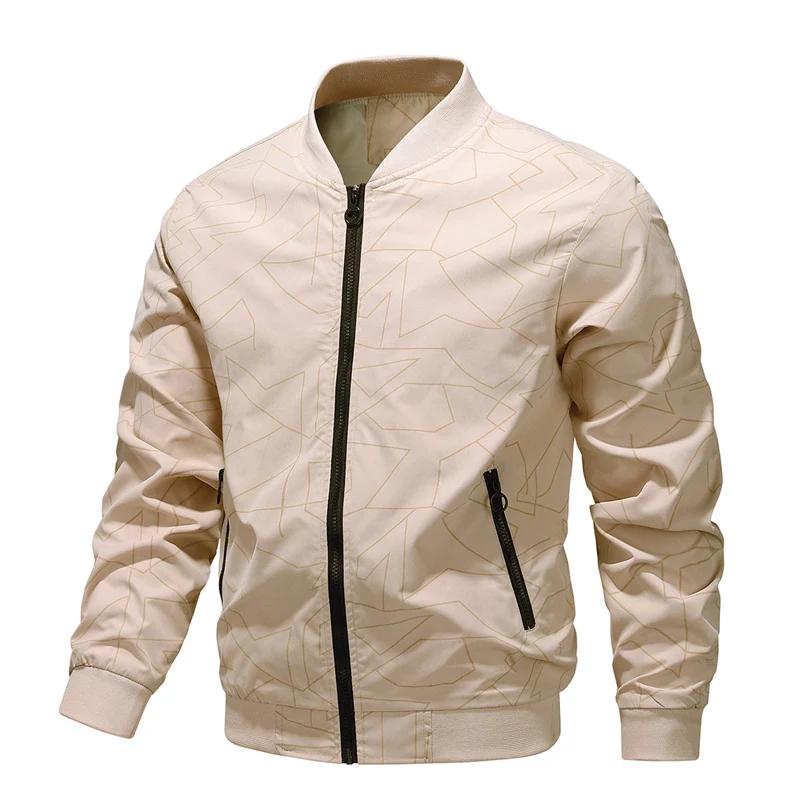 2025 printemps et automne nouveau col de Baseball court ample couleur unie veste hommes d'affaires d
