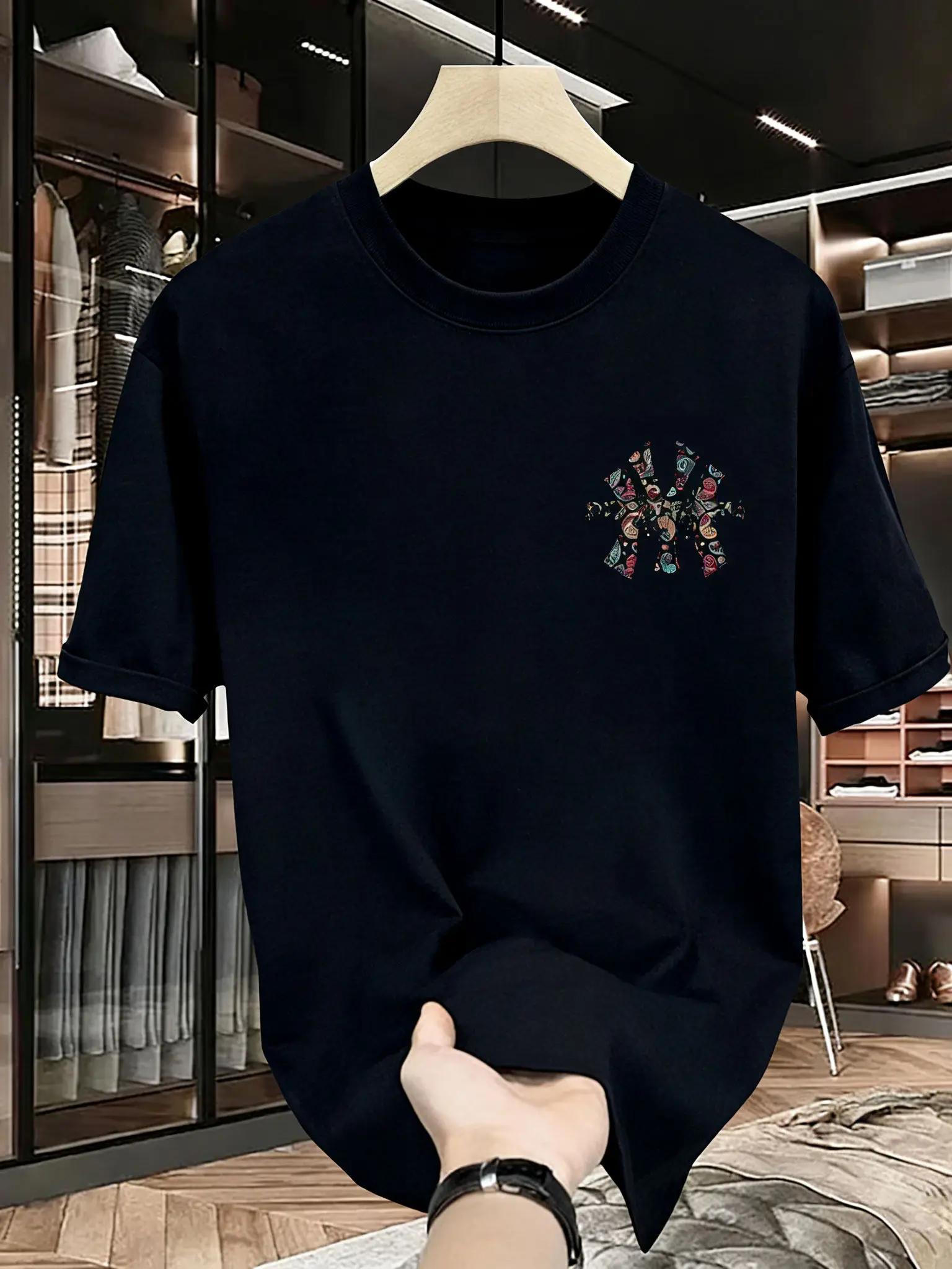 T-shirt imprimé d'été pour homme - T-shirt ample de haute qualité, décontracté, polyvalent et tendan