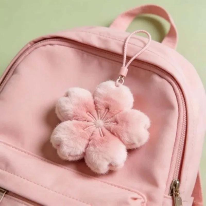 Nouvelle série Sakura 2026 : Pendentif porte-clés en peluche réconfortant, cadeau mignon pour fille,