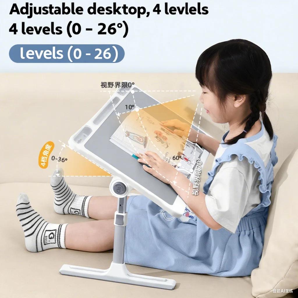Eary Support de livre pliable pour bureau de lecture Support d'ordinateur portable réglable en haute