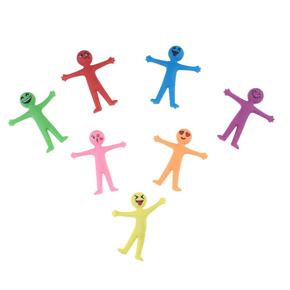 Jouet de beurre en plastique souple TPR, 10 pièces, extensible, commandé, mignon, coloré, jaune, sou
