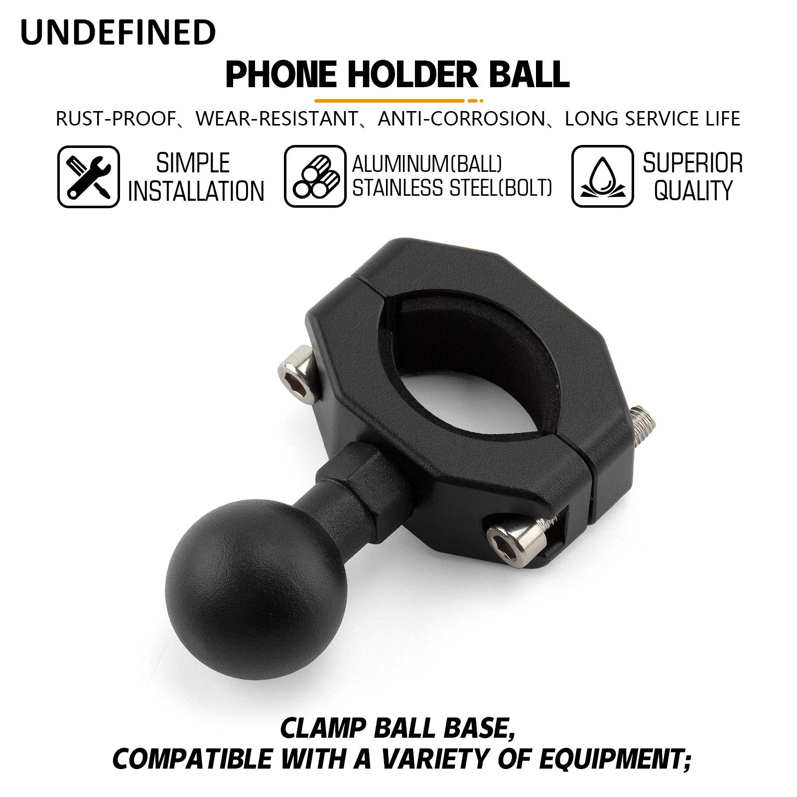 Adaptateur de montage de tête sphérique 1 pouce 25mm, Clip de guidon de moto et de vélo, support de 