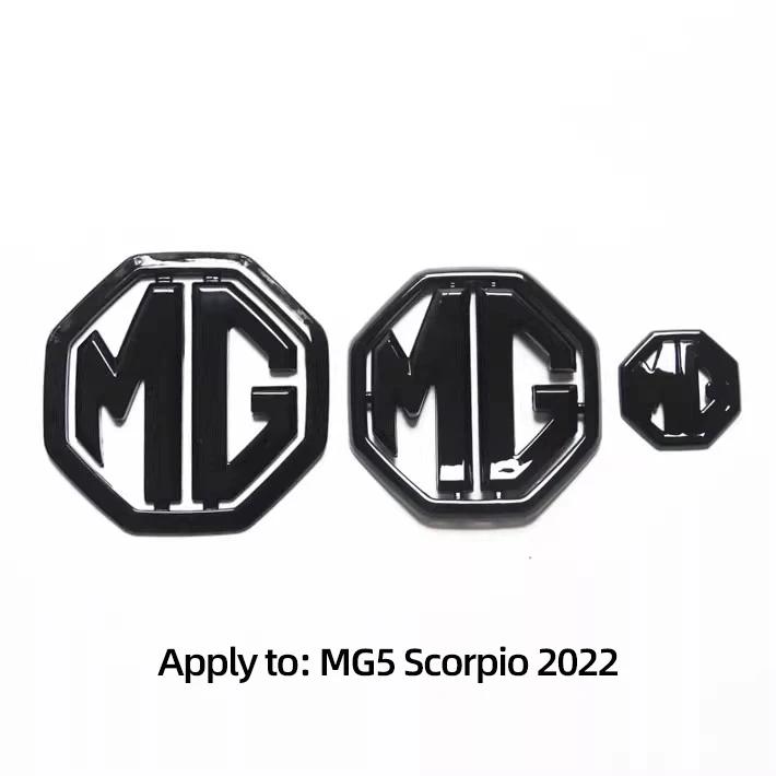 Couverture de décoration de Badge MG avant/arrière de voiture, emblème de volant pour MG HS MG4 EV C
