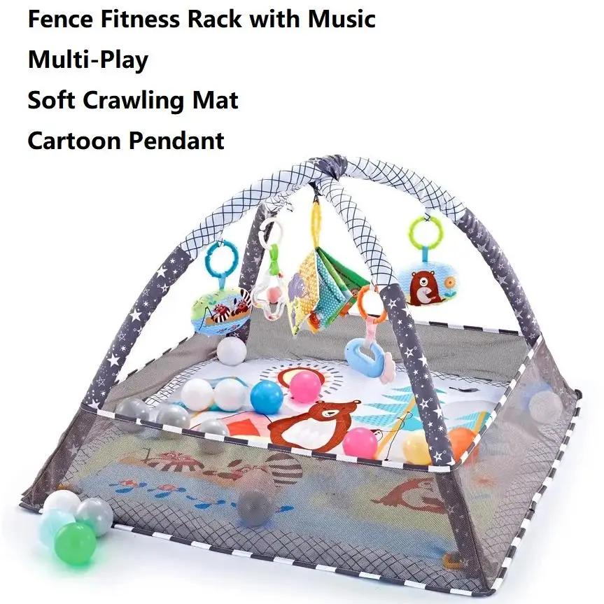 Cadre de Fitness pour bébé, couverture de jeu pour ramper, éducation précoce, Puzzle, tapis rampant 