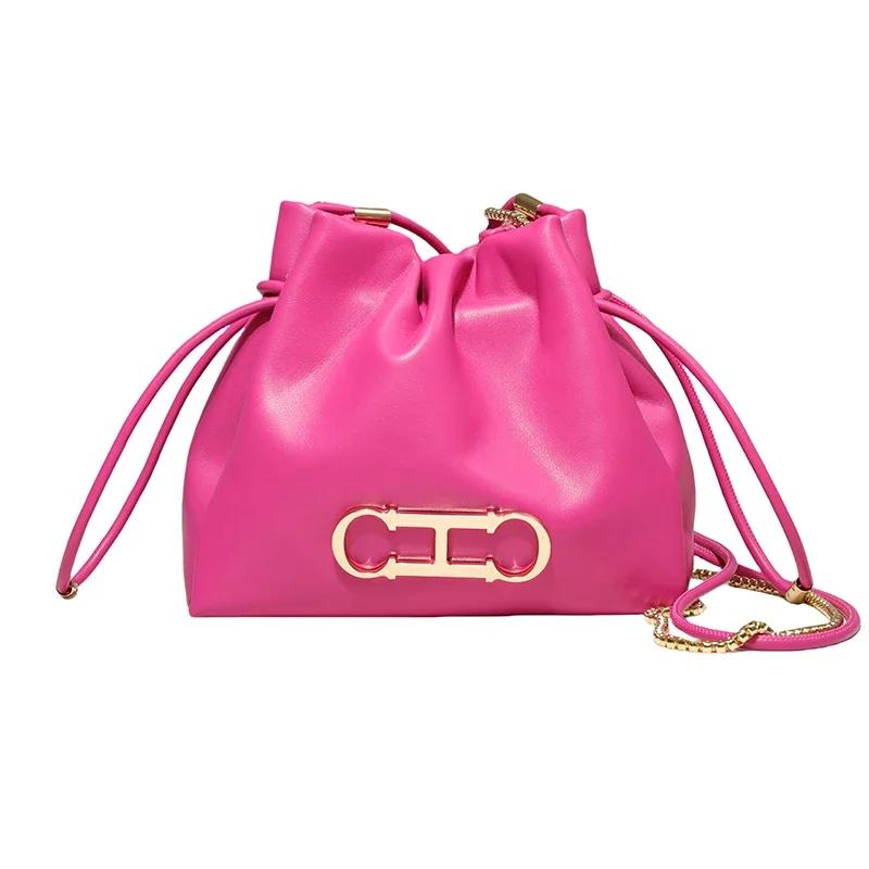 CH – sac de banlieue à la mode pour femmes, sac à main Design de couleur unie de haute qualité, peti