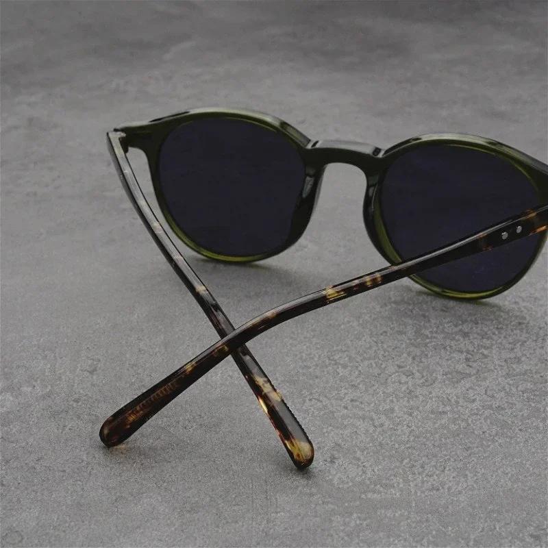 Lunettes de soleil rondes pour myopie, petite monture, rétro, marque de styliste, UV400, lunettes po