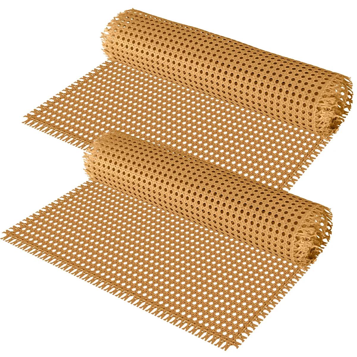 Rouleau de rotin indonésien en plastique, 40-55cm de largeur, décoration murale, réparation de meubl