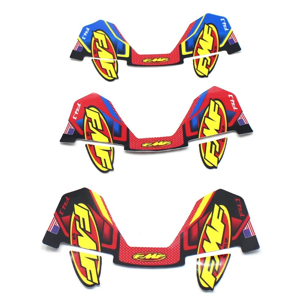 FMF autocollant 4T moto silencieux d'échappement tuyau décalcomanies étanche (30 cm x 17 cm) univers