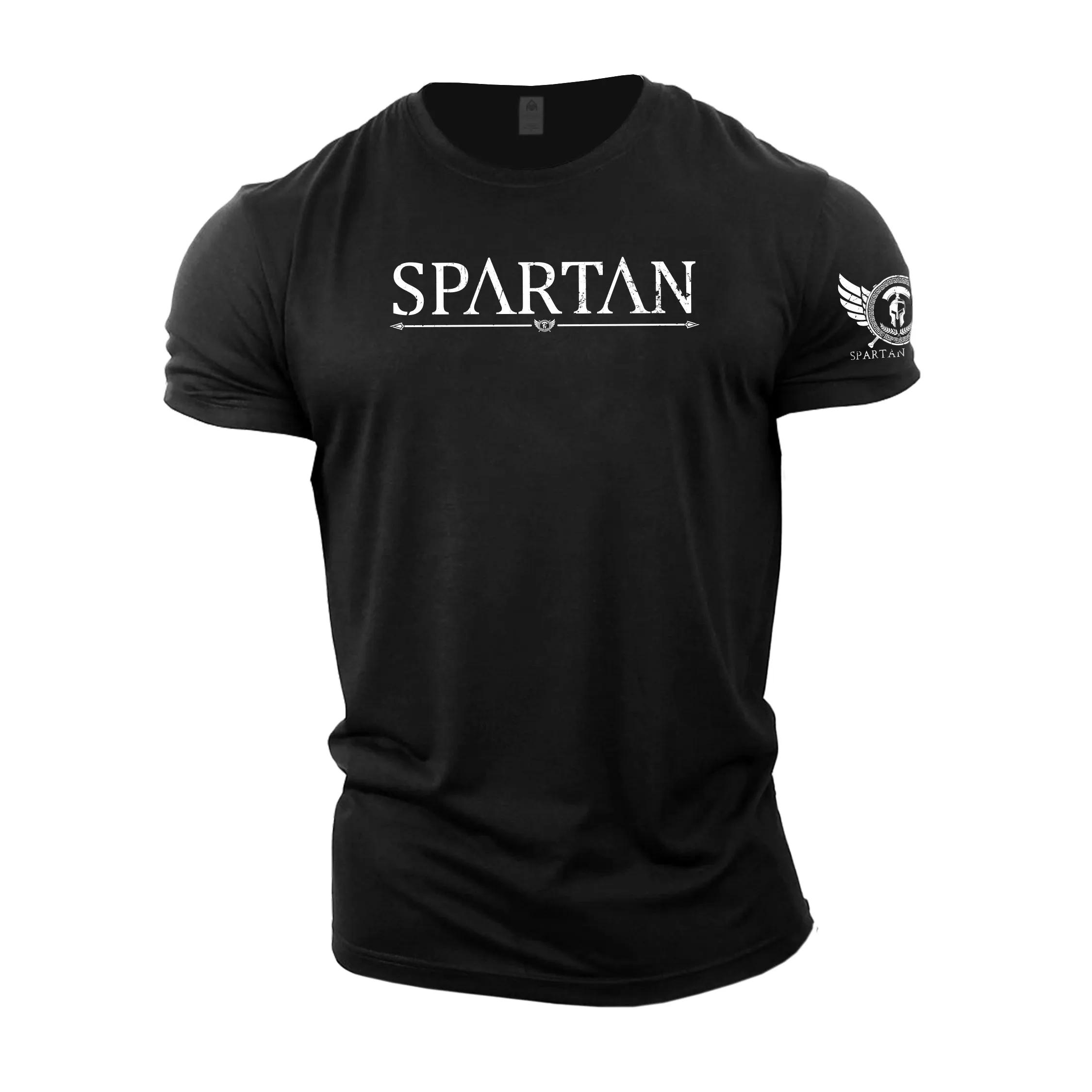 T-shirts spartiates rétro pour hommes, vêtements d'été Y2K à manches courtes, hauts décontractés, co
