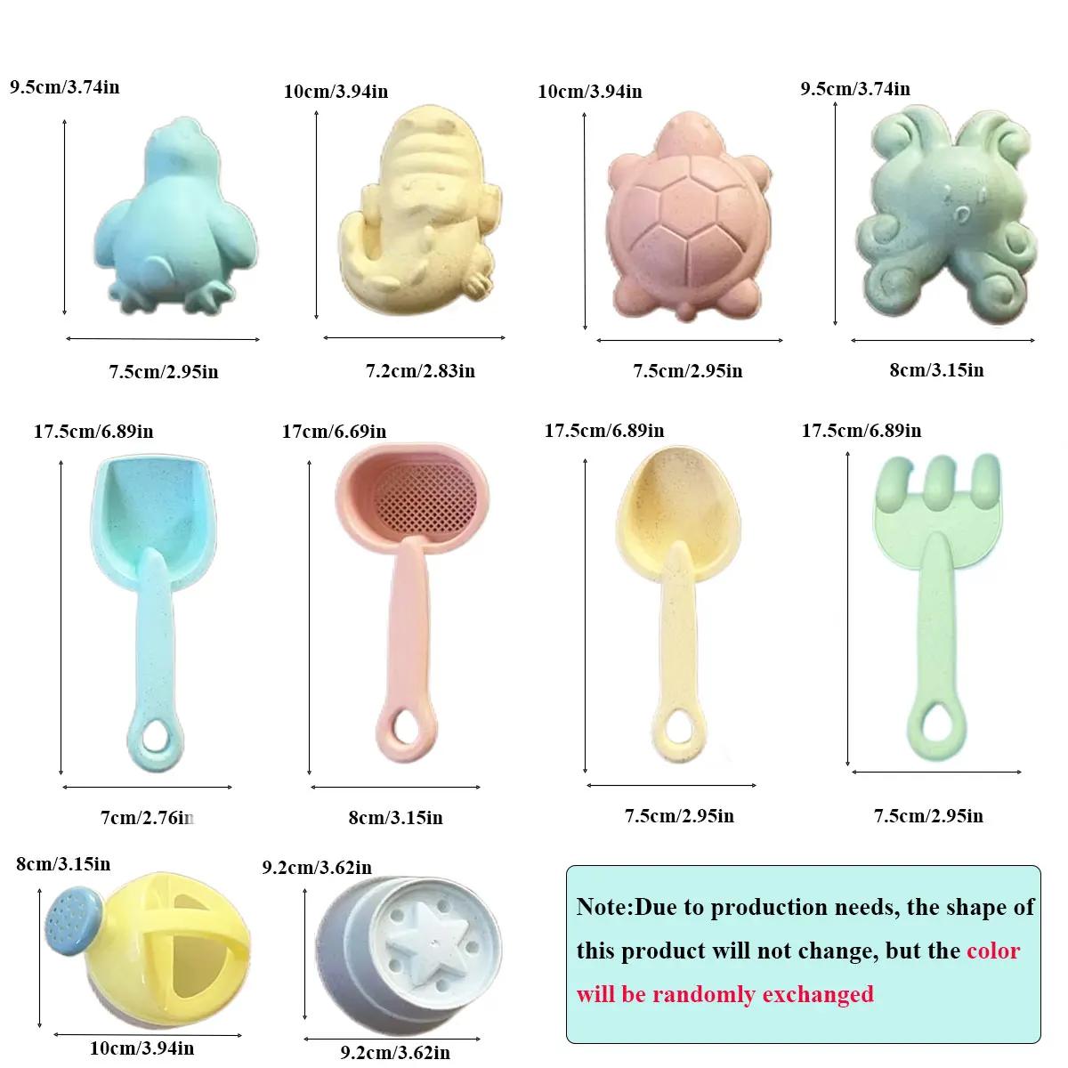 Ensemble d'eau de jeu de sable de plage, seau pliant, jouets d'été pour enfants, jeu de plein air, b
