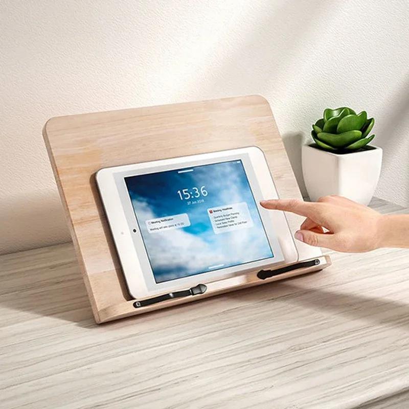 Support de lecture réglable pour tablette, cuisine, salle d'étude à domicile, support pliable
