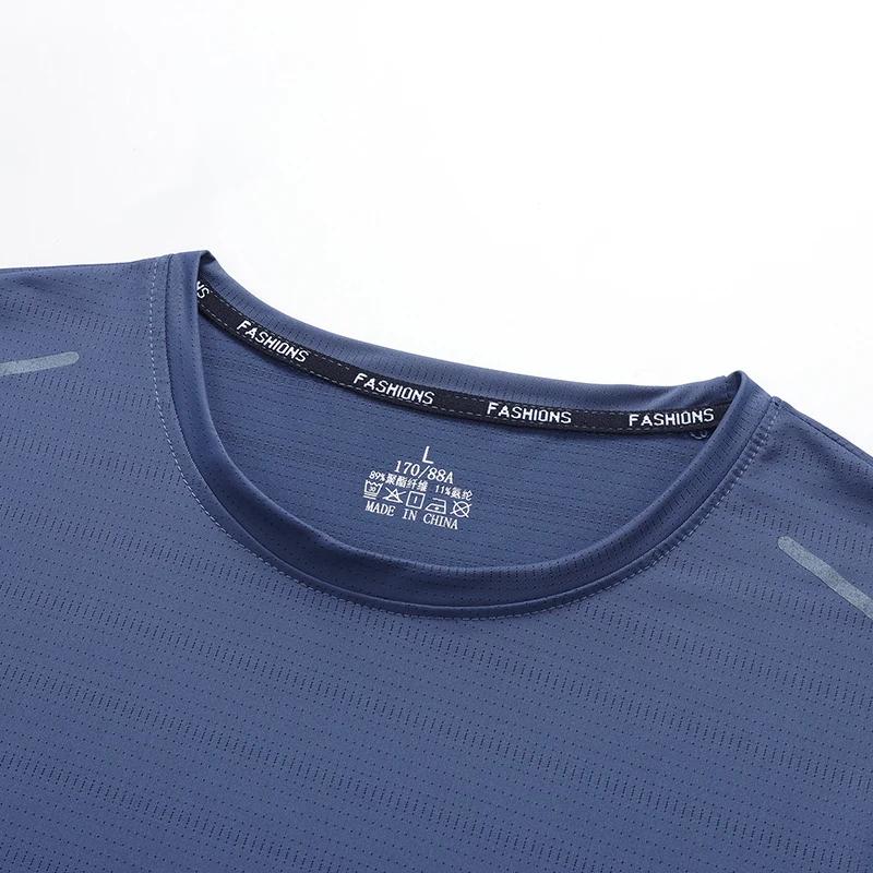 YJKVUR-T-shirt de sport respirant à séchage rapide pour hommes, haut précieux, vêtements de basket-b