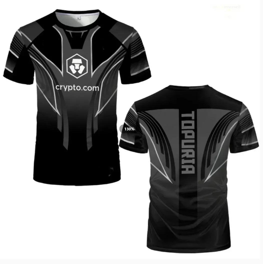 T-Shirt de Sport à séchage rapide et respirant pour hommes et femmes, impression 3D, Fitness en plei