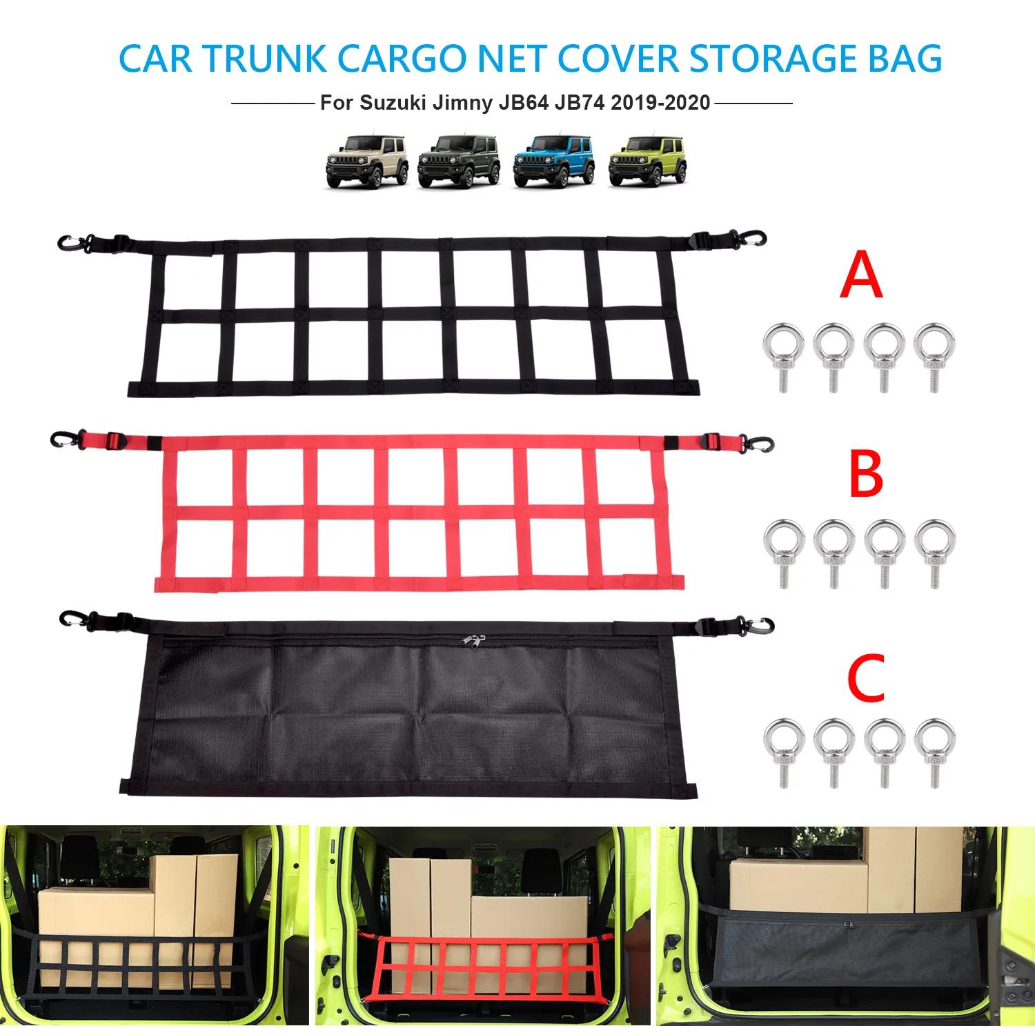 Rangement rangement pour Jimny 2019 + noir coffre boîte filet coffre Cargo filet organisateur pour S