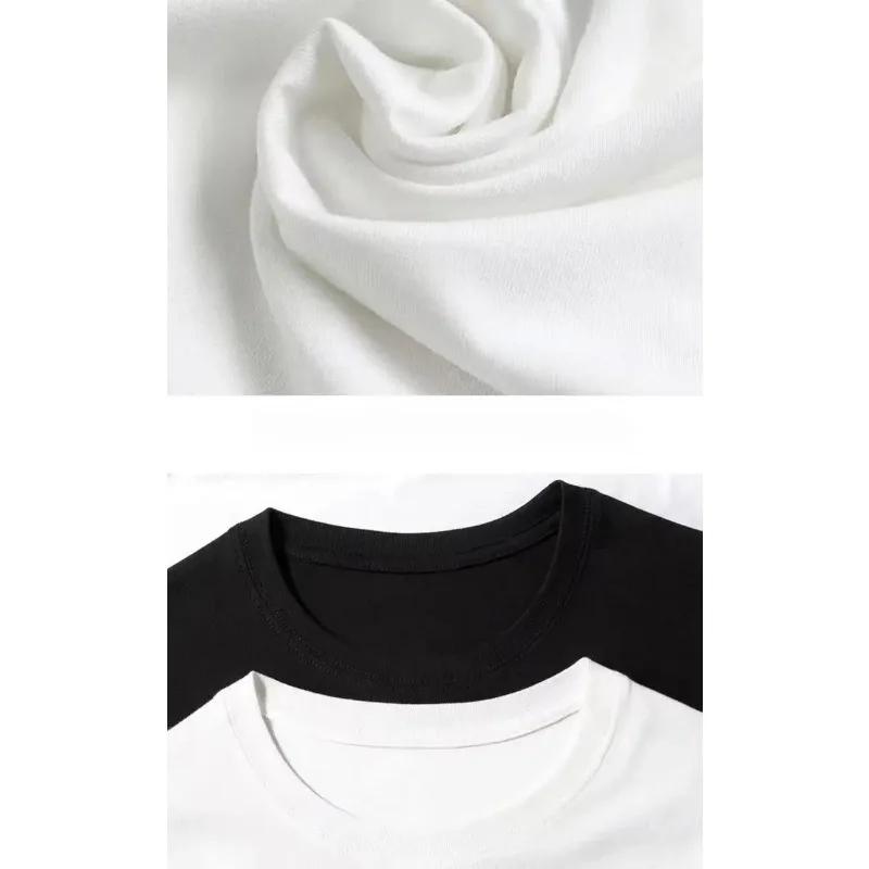 Nouveau t-shirt à manches courtes en coton 100% pur, adapté aux hommes et aux femmes. C'est un style