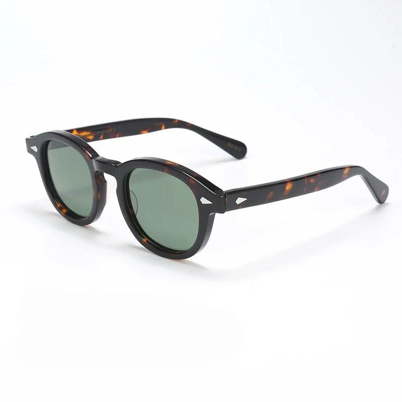 Lunettes de soleil polarisées Johnny Depp pour hommes et femmes, lunettes de soleil vintage, monture