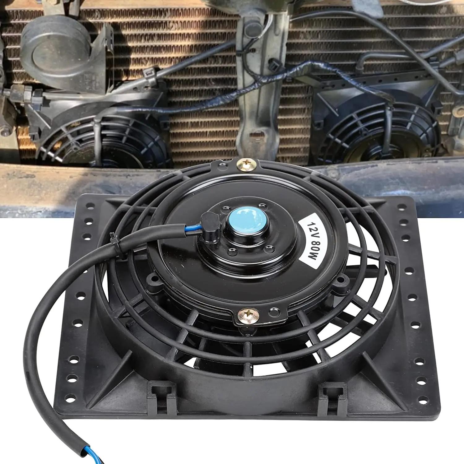 Ventilateurs de refroidissement de radiateur mince 650CFM de 6 pouces, ventilateur électrique univer