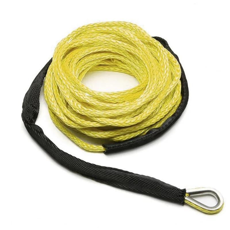 Câble de Treuil de Remorquage en Fibre Synthétique, Cordon de 15m, 5mm/6mm/7mm, 5800 artériel/7700 a