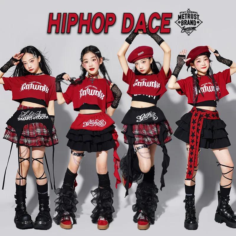 Ensemble de vêtements d'été pour filles, style K-pop, crop top, jupes à volants, costume de danse de