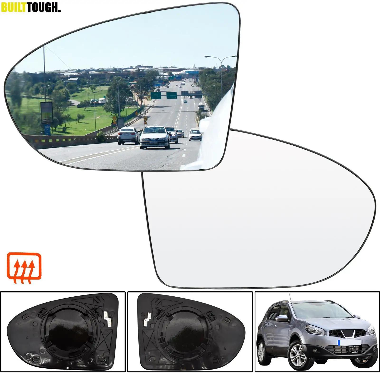 Pour Nissan Qashqai + 2/Dualis J10 Dci 2007 - 2014 paire gauche droite porte côté aile miroir verre 